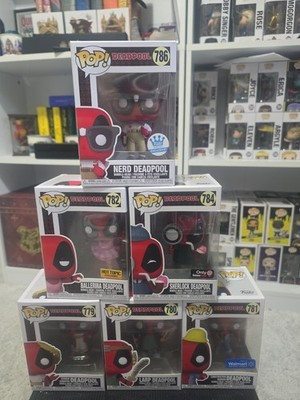 Funko Pop! Marvel Deadpool Set Of 6: #779-782, #784 And #786