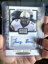 2021 Sage Premier Draft Larry Borom Rookie Auto #A59 Chicago Bears