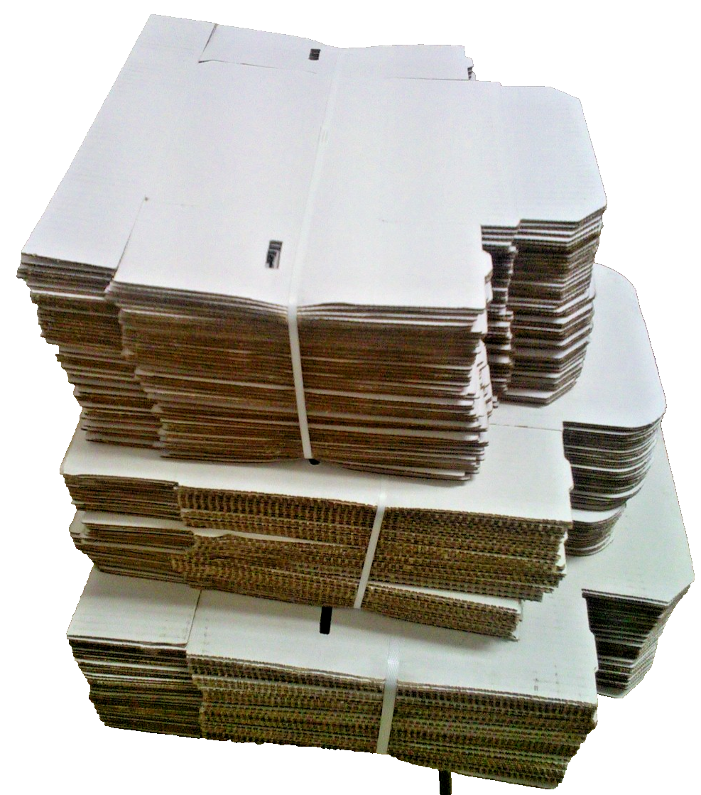 50 6 x 5 x 2 Kraft Corrugated Mailers Die Cut Tuck Flap Boxes