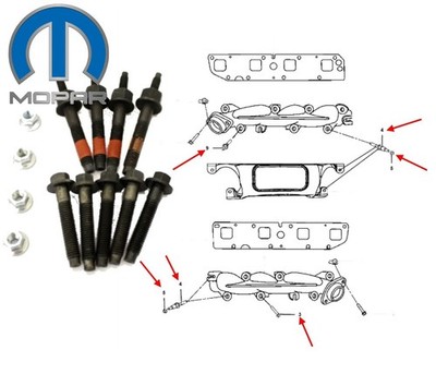 Auspuff Krümmerschrauben Set 5,7L Bj:09-25 (Gen.4)  (links oder rechts)