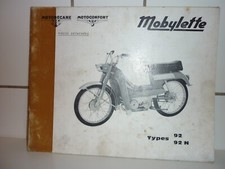 Livre pièces détachées Motobécane - Motoconfrot -  Mobylette type 92 - 92 N