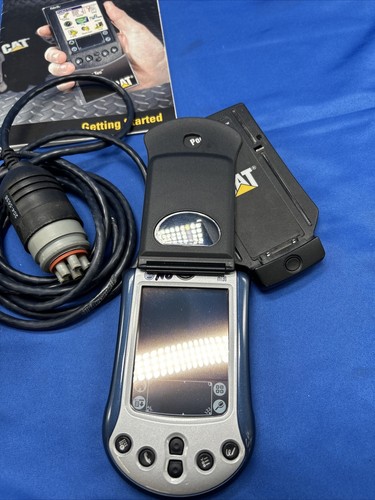 Caterpillar Pocket Tec Palm 130m With 2 Cradles And 1 6 Pin Data Cable Untested - Picture 6 of 13