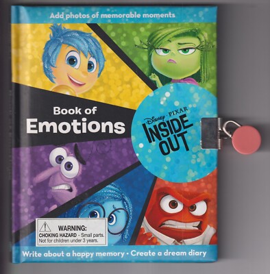 Disney/Pixar Inside Out Book of Emotions Journal with Lock &amp; Key 