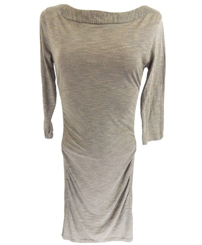 james perse skinny ruched tank dress James Perse Skinny Tank Dress - Black