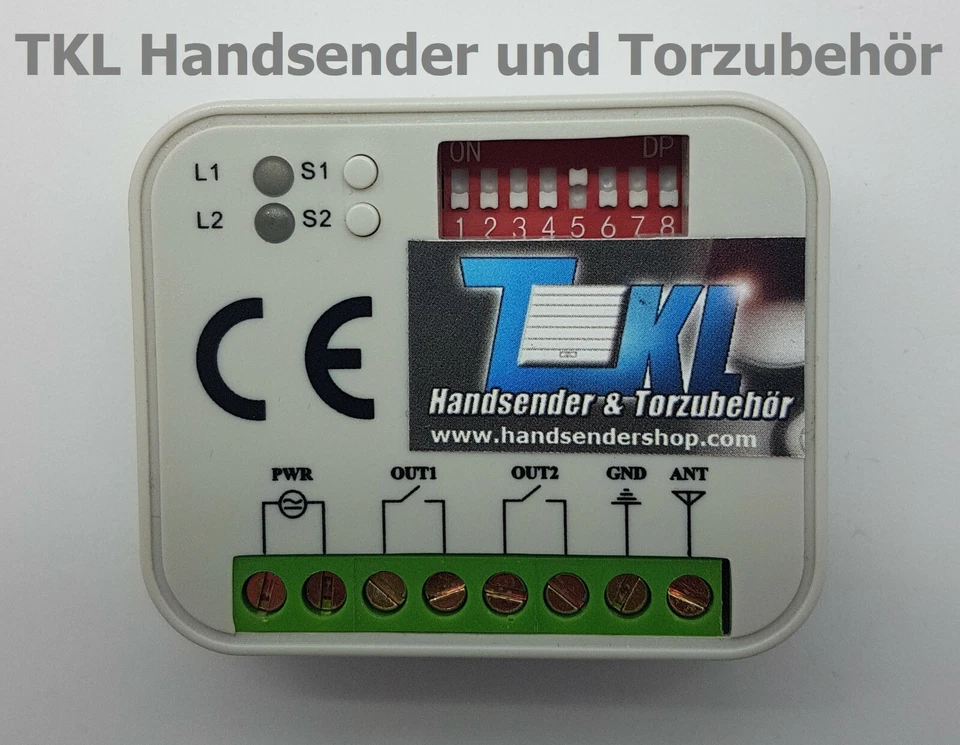 Empfänger 433 MHz kompatibel zu CAME T432NA T432EV T434EV TOP 432M TOP432EE 434E - Bild 2 von 3