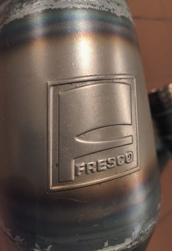 Tubo scarico anteriore affresco cono KAWASAKI KX250 KX 250 1995 1996 1997 1998 95 96 - Foto 5 di 7