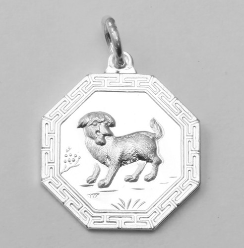 Sterling Silver Ba Gua Bagua Yin Yang Tai Chi Chinese Zodiac Animal Pendant NEW - 第 13/14 張圖片
