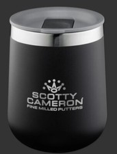 Scotty Cameron 7 Point Crown Stacked Hydro Flask 10oz Wine Tumbler - Black New