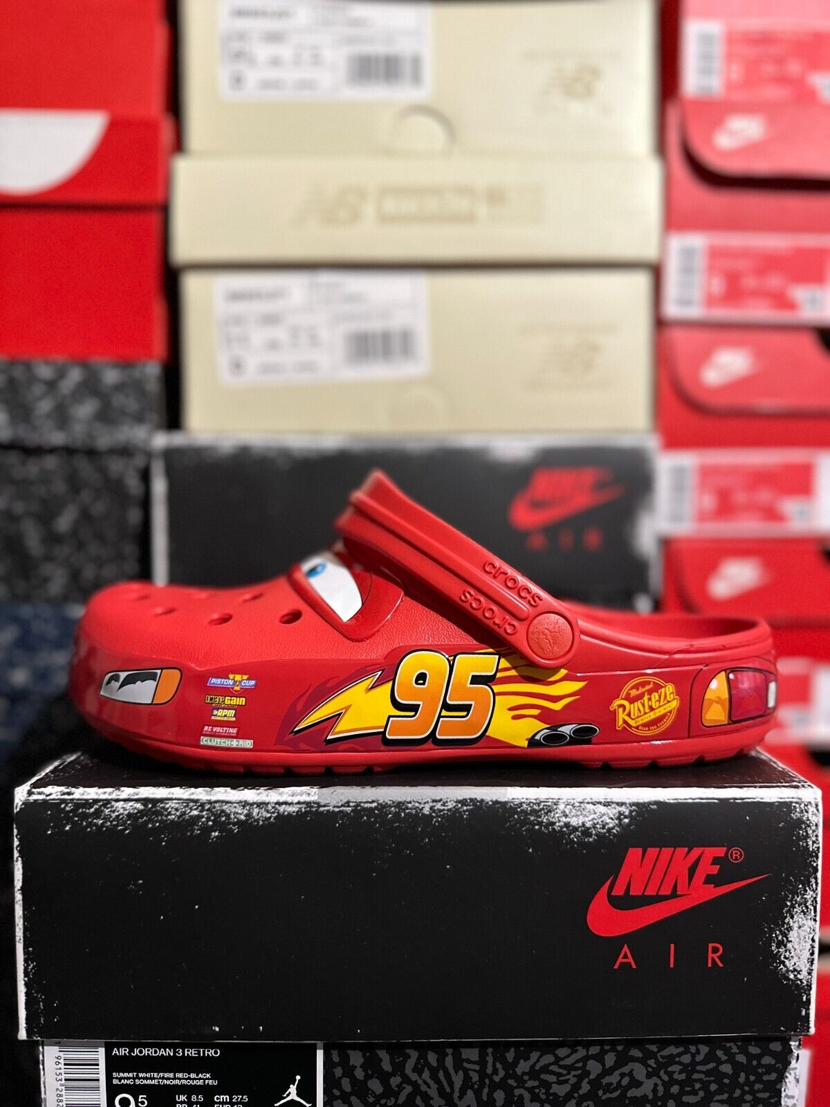 Size 6 - Crocs Classic Clog Lightning McQueen 2021 for sale online