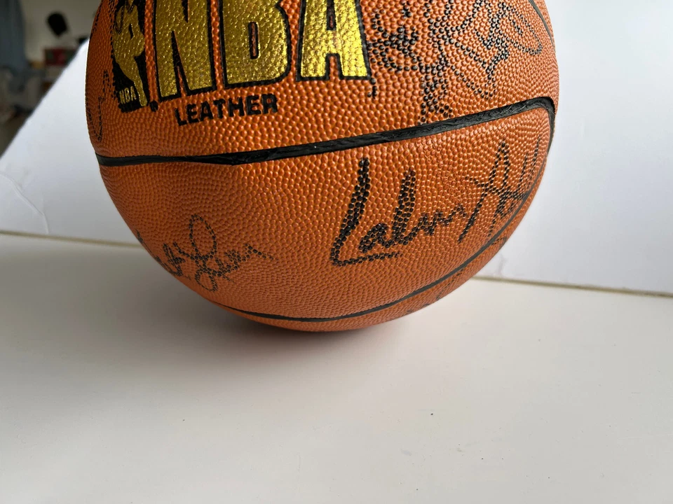 Trailblazers - Nuggets Autografiado 1987-88 NBA Baloncesto Certificado de Autenticidad Bas Salón de la Fama Foto 4 de 4