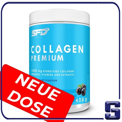SFD Nutrition Kollagen 400 g / 800 g  Pulver Collagen Hyaluronsäure Glucosamin