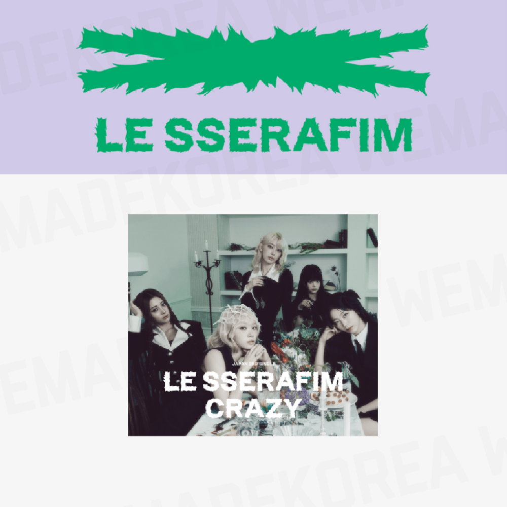 LE SSERAFIM Japan 3rd Single Album CRAZY Official K-POP