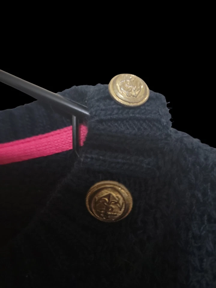 SUATER PIEL DE TORO COLOR AZUL CON RAYAS BLANCAS TALLA XL Foto 4 de 4