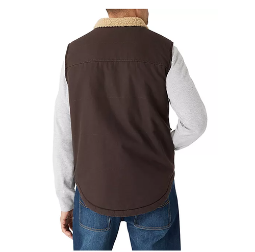 LEE Herren SHERPA gefüttert Arbeit LEINWANDWESTE Tabak Schokoladenbraun Schwarz M L XL XXL - Bild 21 von 23