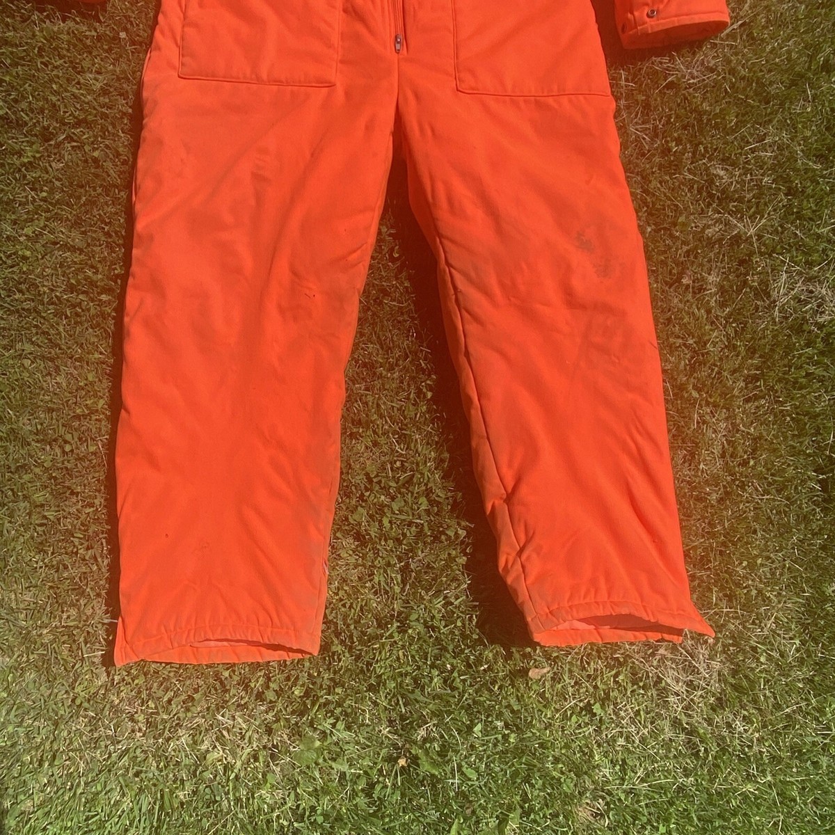 Trophy Club Insulated Overalls Bib Blaze Orange Hunting Mens Size
