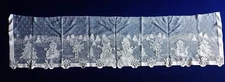 60" x 15" Quaker Lace Mantel Scarf White Snowman Dining Room Livingroom