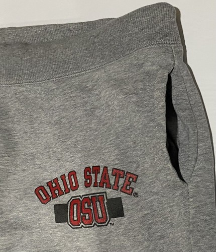 Ohio State Jogginghose Damen Gr. M Osu Buckeyes Russell Athletics grau Kordelzug - Bild 6 von 13
