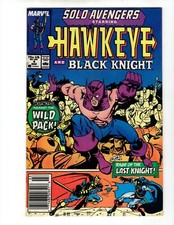Marvel Comics Solo Avengers Featuring Hawkeye & Blk Knight Volume 1 Book #4 VF+