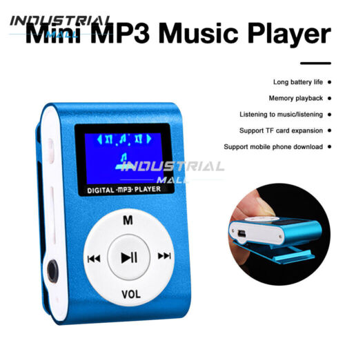 MP3 Player Unterstützung Micro SD TF Karte tragbar Mini mit Clip-on Stereo LCD Bildschirm - Bild 2 von 17