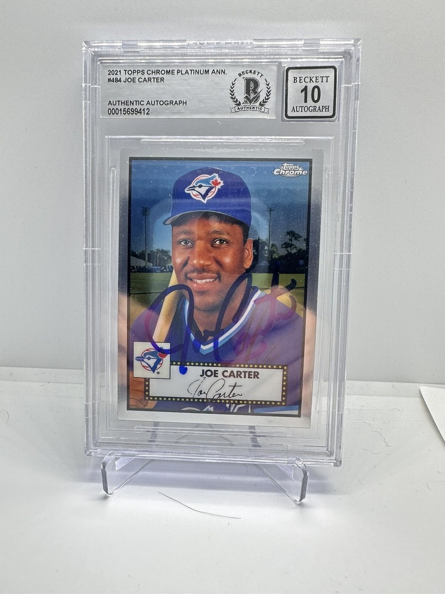2021 Topps Chrome Platinum Anniversary - Joe Carter #484 for sale