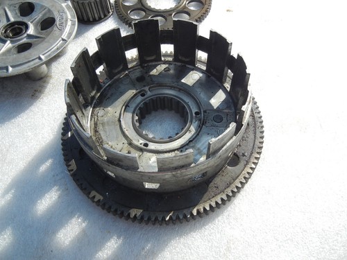TRIUMPH TRIDENT TROPHY CLUTCH BASKET HUB & PLATES 750 900 1200 T300 RING GEAR - Picture 6 of 11