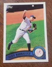 Alex Rodriguez 2011 Topps #50 Yankees card  