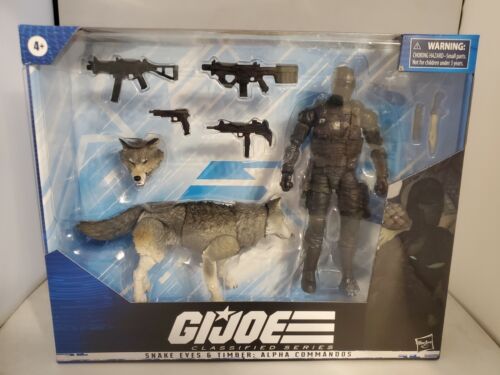G.I. GI Joe Classified Series Snake Eyes With Timber Commandoes Pack SEALED MOC - 第 1/2 張圖片