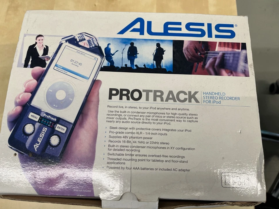Alesis Protrack Handheld Stereo Recorder for iPod OVP