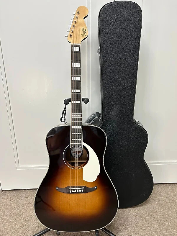 Fender King Vintage Acoustic Electric Guitar w/Hard Case Fender King Vintage Acoustic Electric Guitar w/Hard Case