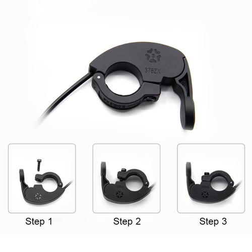 Acceleratore Pollice Scooter Bici Elettrica 12V-72V per Motore Bafang Mid BBS01 02 HD - Foto 4 di 9