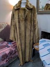 Dennis Basso Stunning Honey Caramel Long Faux Fur Size L