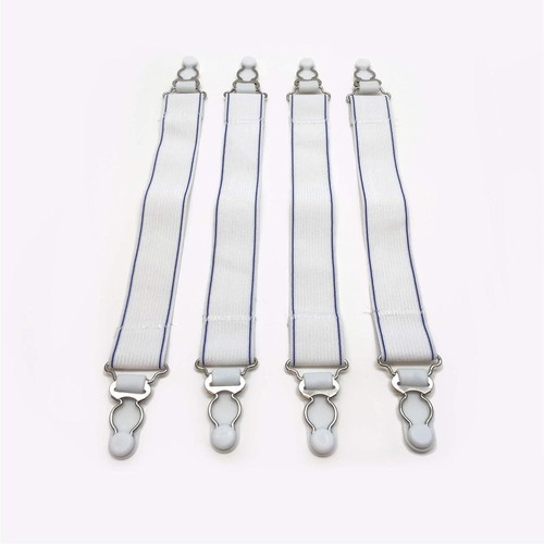 Levinsohn Fresh Ideas Bed Sheet Straps, For Use With All Fitted Sheet Sizes,