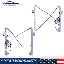 Front Left & Right Window Regulator w/ Motor for 1999-2006 Silverado Sierra 1500