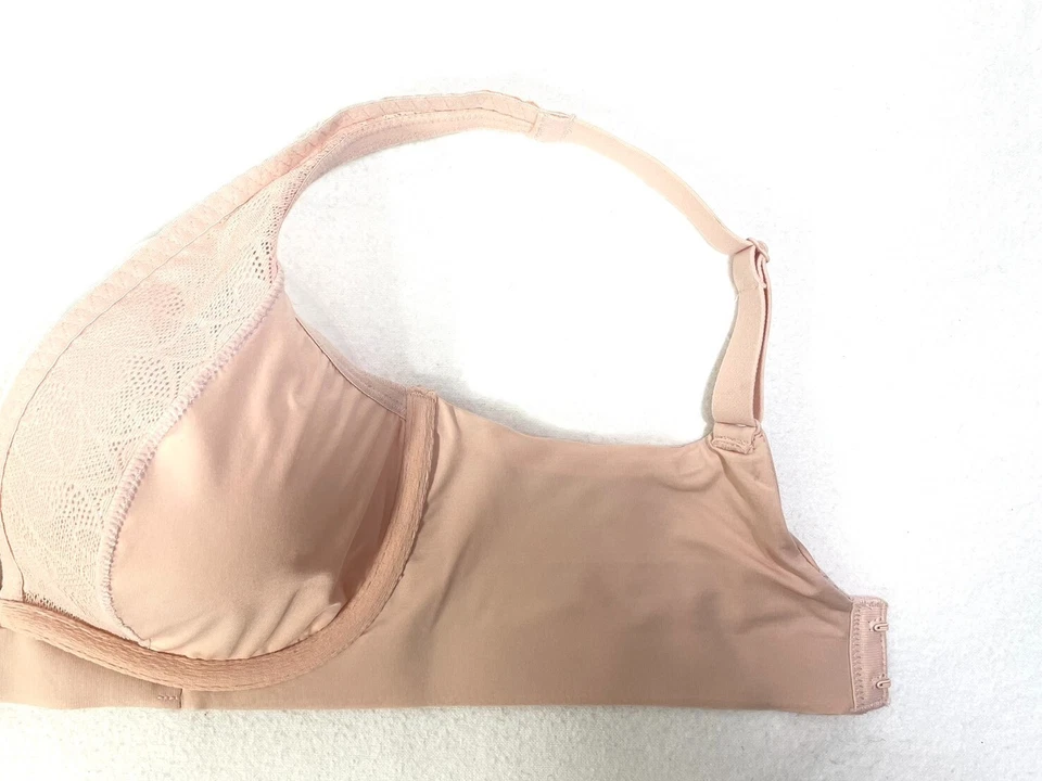NWOT DKNY Women's 32D Endless Stretch Lace Underwire Bra DK7869 Pink - Image 4 of 4