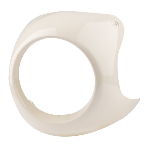 Carenado de faros de motocicleta blanco de 7" cubierta de parabrisas para Cafe Racer - Imagen 9 de 12