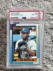 PSA 8 BASEBALL CARD 1990 TOPPS ROOKIE HOF KEN GRIFFEY JR MARINERS BLOODY SCAR