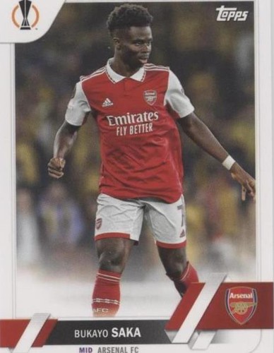2025-26 Topps UEFA Club Competitions 8Bit Shots 8B-18 Bukayo Saka