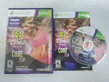 Zumba Fitness Core 2012 Microsoft Xbox 360 Kinect CIB Mint Disc Exercise Game