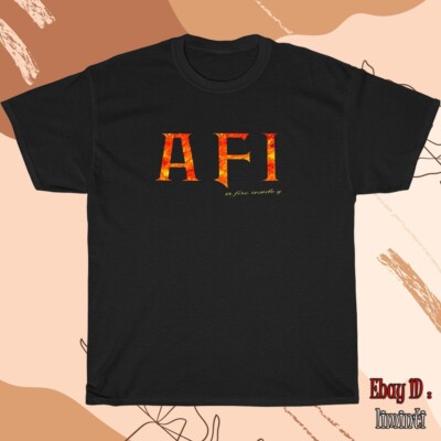 New Best New Afi Logo Men's Black/Grey/White/Navy T-Shirt Size S-5XL