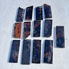 13 120 x 50mm NATURAL MULTI OBSIDIAN PREFORMS SLAB FOR KNAPPING KNIFE ARROWHEAD