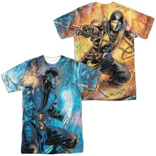 Mortal Kombat Comic Unisex Adult Halloween Costume T Shirt, S-3XL
