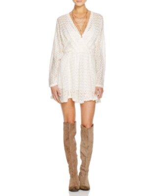 ivory wrap sweater dress Rebecca Taylor Ella Sweater Dress in Ivory at Nordstrom, Size Medium