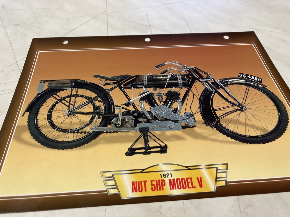 NUT 5HP Model V 1921 Motorcycle Passion Collection Atlas | eBay