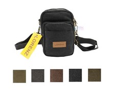 Canvas Flight Messenger Shoulder Bag Cross body Handbag Small Bag Simple Style