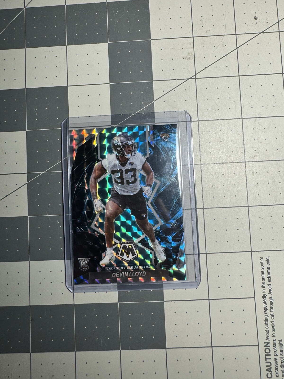 2022 Panini Mosaic Football Devin Lloyd #375 GENESIS ROOKIE RC Case Hit SSSP!!