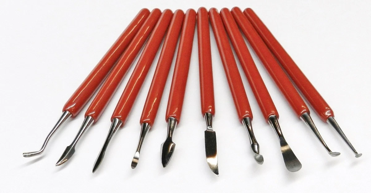 Wax Carving Tools Set of Carvers 10pc Jewelry Wax Carvers Metal Clay  Sculpting