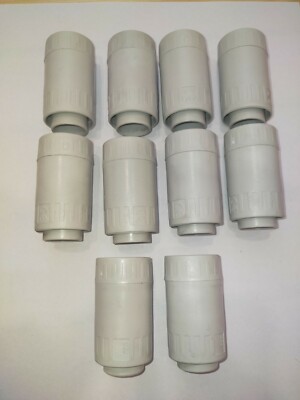 Rohrverschraubung Mantel gleiche Größe IP65 für starre Rohre Durchmesser 20mm 10 Stück