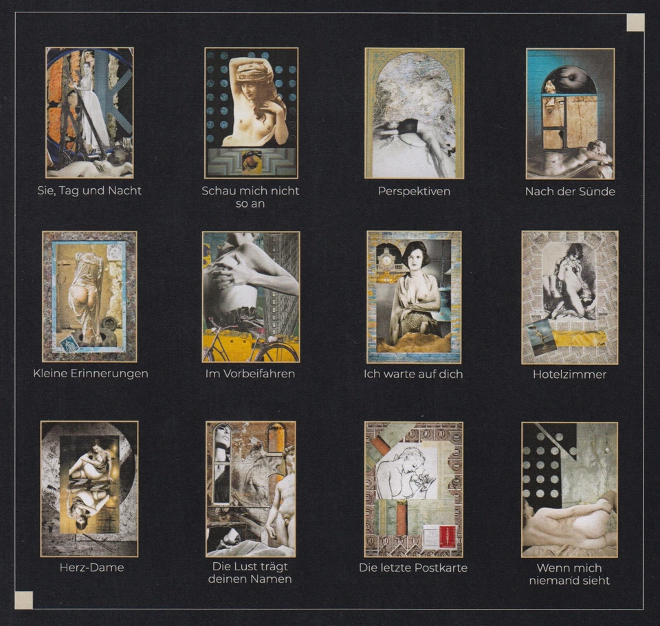 Diego Gorter - "Perspektiven" - Kunstdruck - Erotik Collage - Signiert - Bild 2 von 2