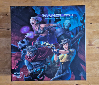 Nanolith Cyberpunk RPG Board Game (deutsch) Kickstarter edition