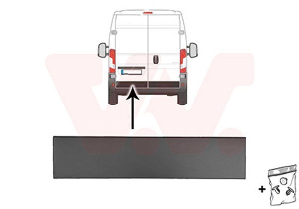 VAN Wezel Zier-/Schutzleiste TüR 0982431 FüR Opel Movano U9 Bluehdi 120 140 180-image